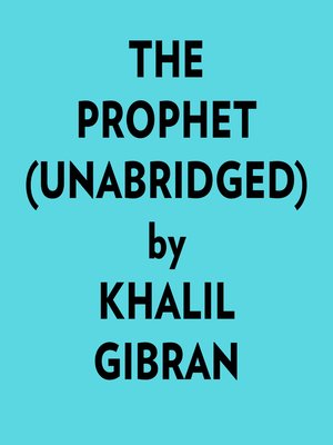 cover image of The Prophet (Unabridged)